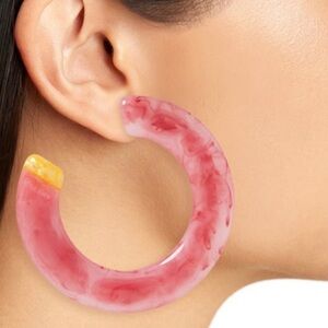 NWT Cult Gaia Kennedy Earrings Cherry Quartz